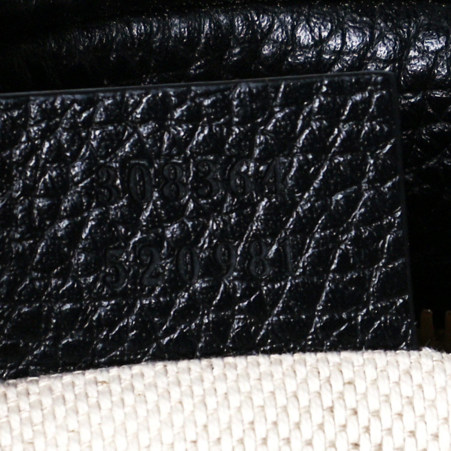 Pebbled Calfskin Small Soho Disco Bag Black