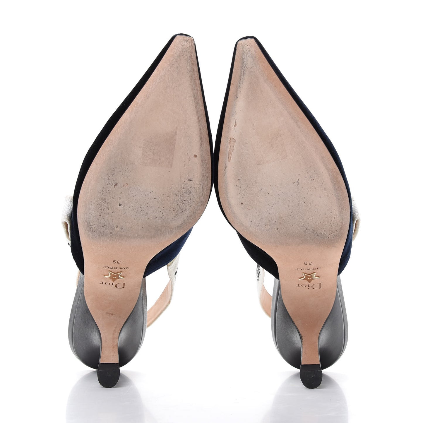 Velvet Ribbon J'Adoir Slingback 65mm Pumps 39 Deep Blue