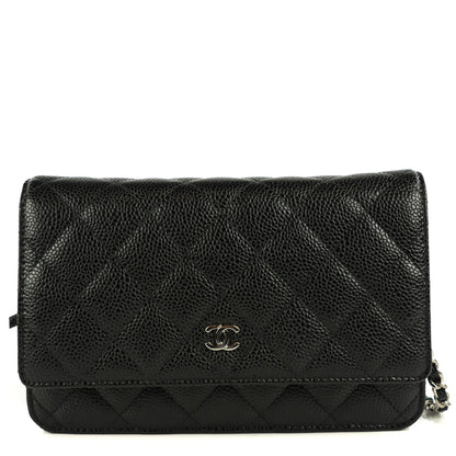 Chanel Caviar Quilted Wallet On Chain WOC Black 1 of 9