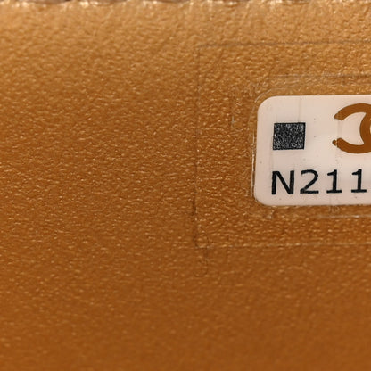 Chanel Lambskin Quilted Pearl Crush Small Vanity Case With Chain Beige 7 of 10