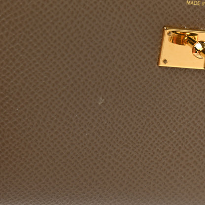 Hermes Epsom Medium Kelly Wallet Etoupe 9 of 10