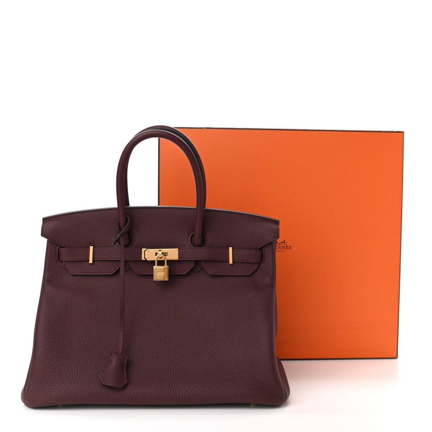 Togo Birkin 35 Bordeaux