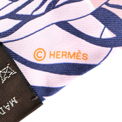 Hermes Silk Jungle Love Rainbow Twilly Orange Encre Vieux Rose 4 of 4