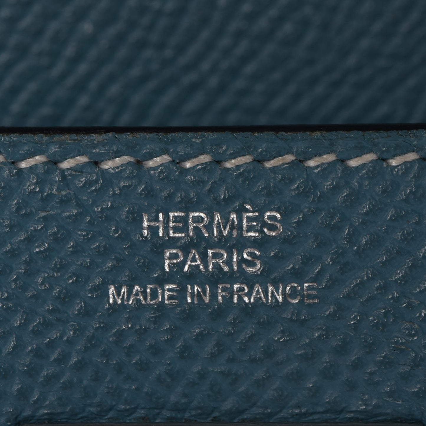 Epsom Kelly Longue Wallet Blue Jean