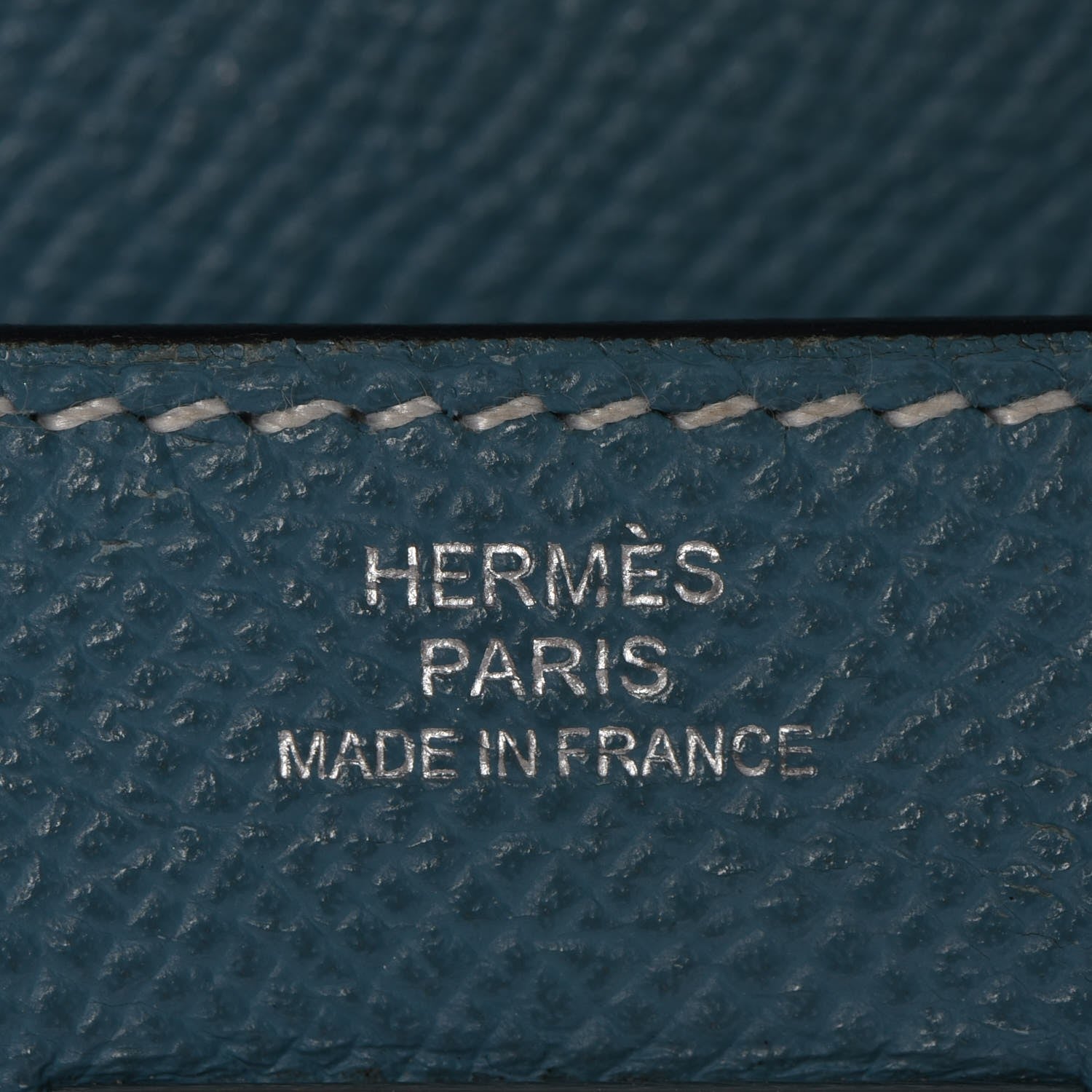 Hermes Epsom Kelly Longue Wallet Blue Jean 13 of 19