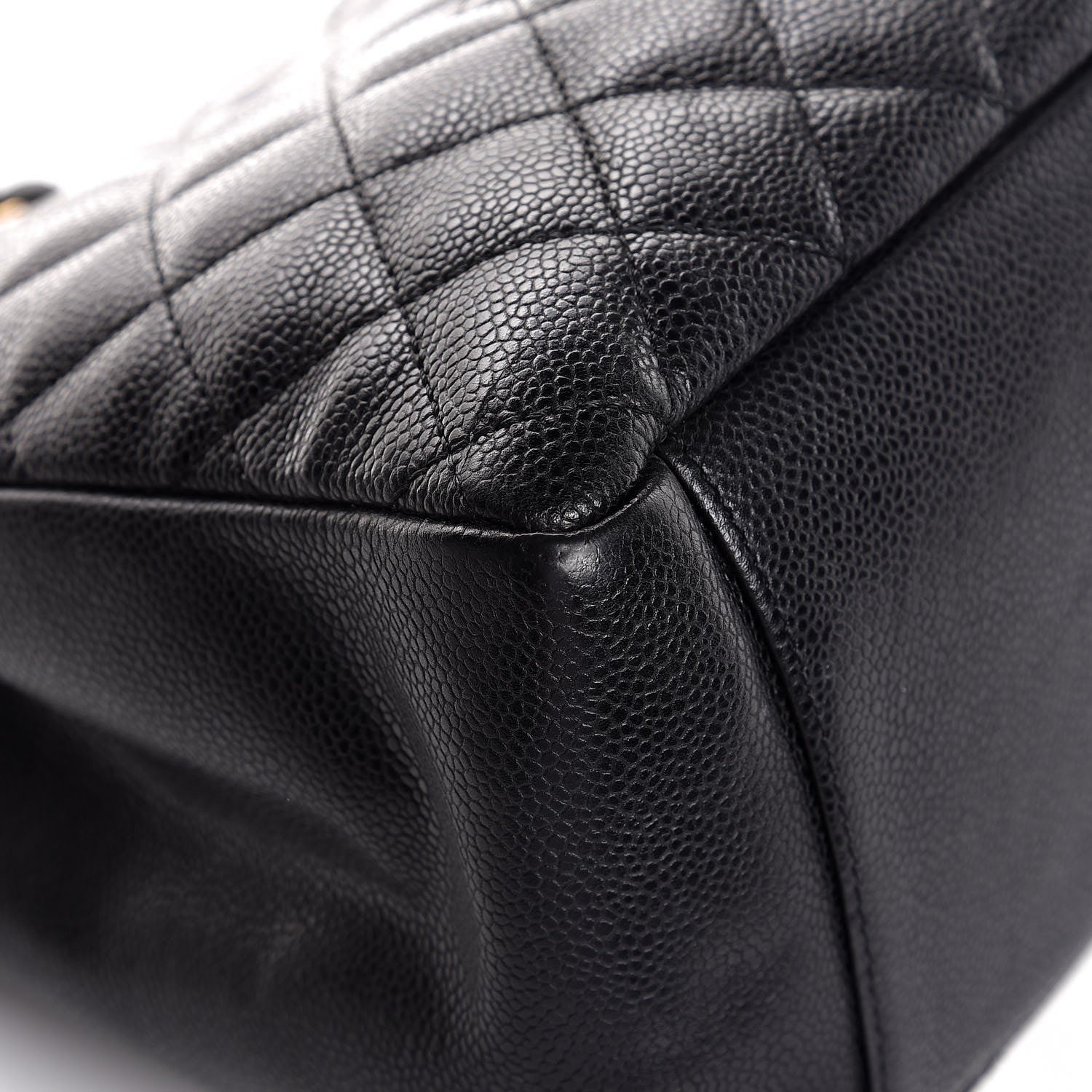 Chanel Caviar Quilted Grand Shopping Tote GST Black 8 of 11