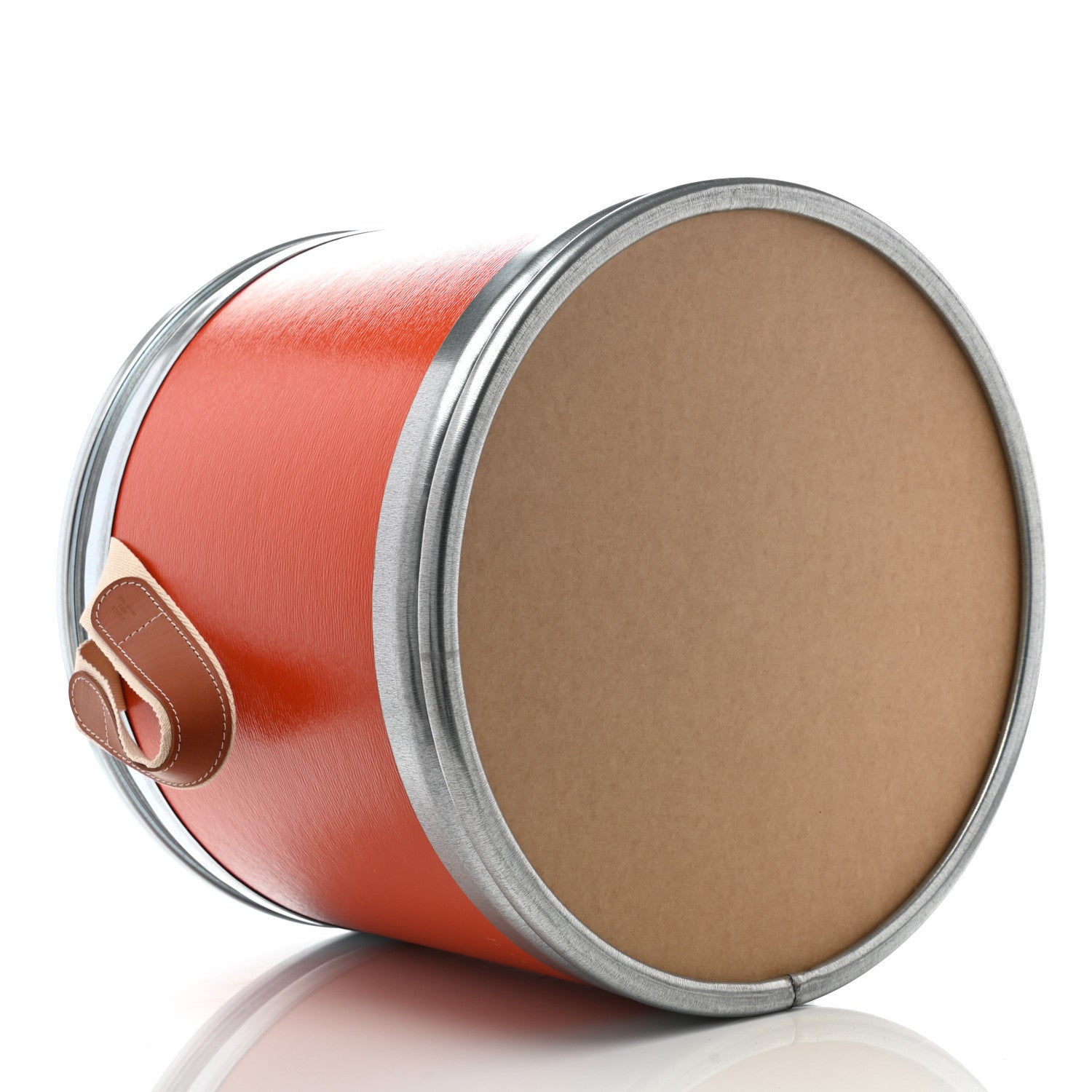 Hermes Kraft Paper Metal Canvas Smallbox Box Feu 4 of 22