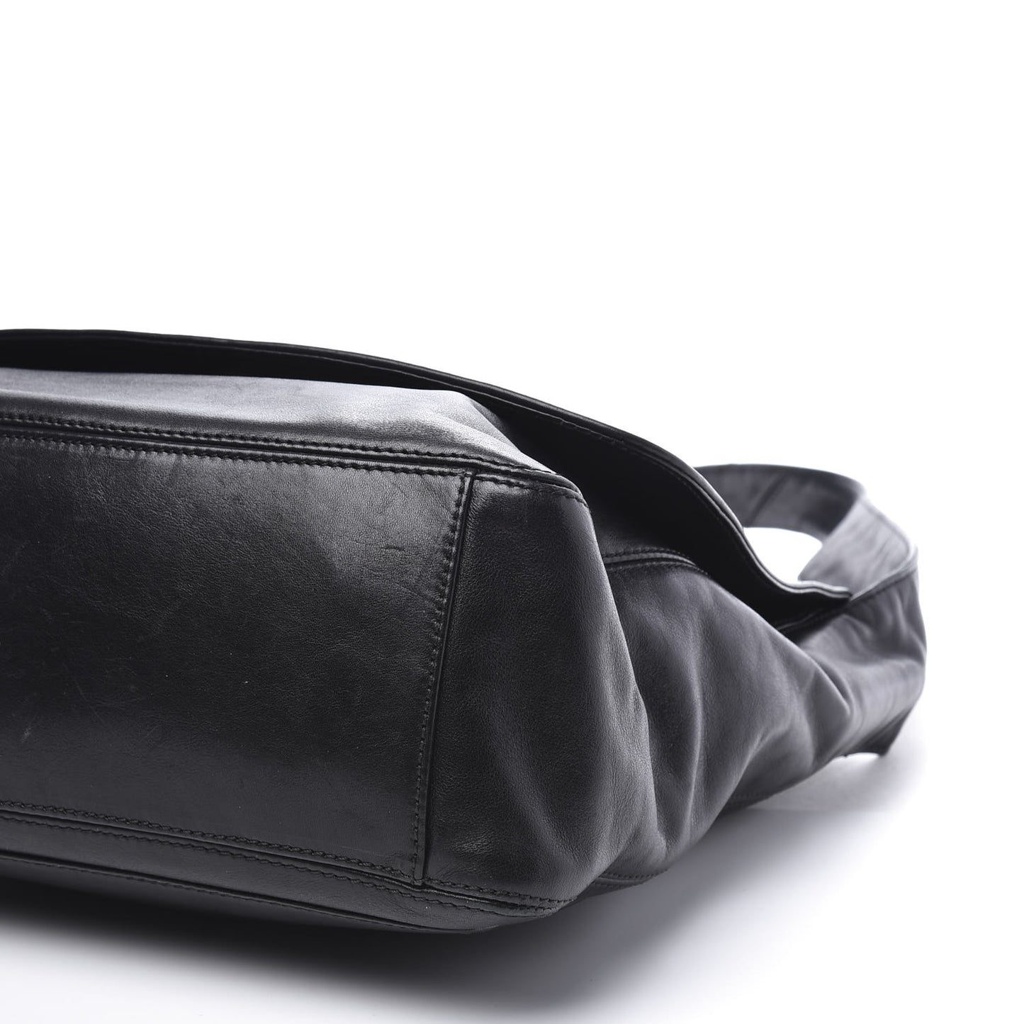 Lambskin CC Tassel Shoulder Bag Black