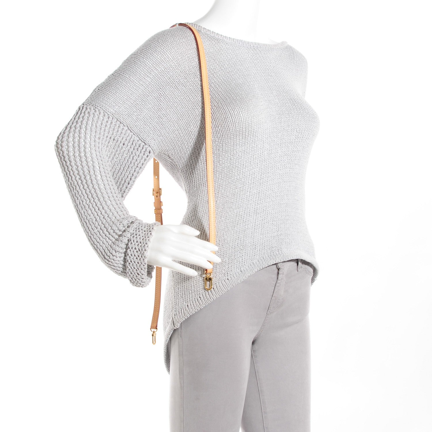 Louis Vuitton Vachetta Adjustable Shoulder Strap VVN 2 of 4