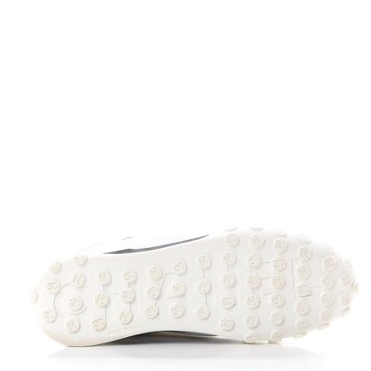 Chanel Calfskin Mesh Lycra Womens Logo Sneakers 40.5 White 6 of 10