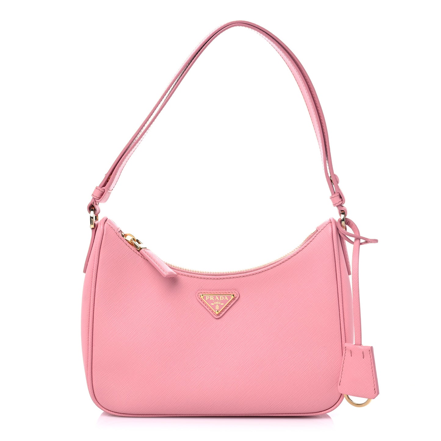 Saffiano Lux Mini Re-Edition Shoulder Bag Petalo
