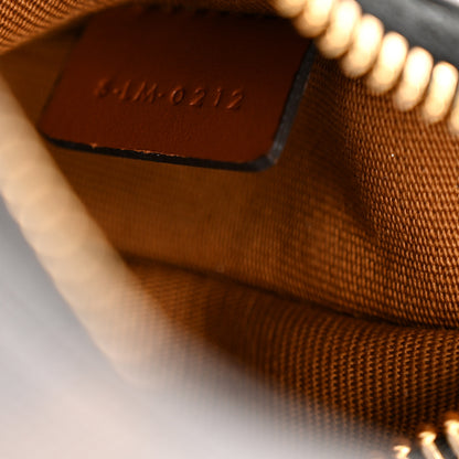 Celine Canvas Calfskin Mini Ava Triomphe Shoulder Bag Tan 8 of 12
