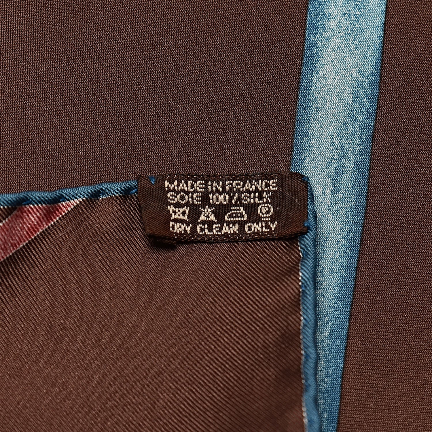 Hermes Silk Attrape Tes Reves Scarf 90 Chocolat Ardoise Taupe 3 of 7