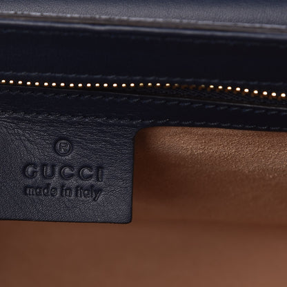 Gucci GG Supreme Monogram Calfskin Medium Padlock Shoulder Bag Beige Blue Mystic White Hibiscus Red 6 of 8