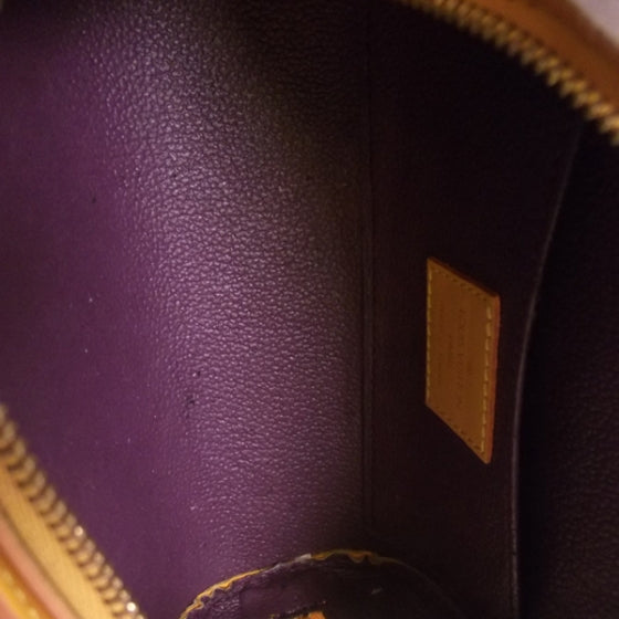 Louis Vuitton Epi Dauphine Cosmetic Pouch Yellow 6 of 8