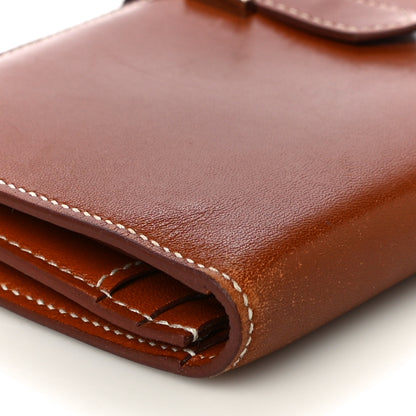Hermes Tadelakt Bearn Wallet Fauve 14 of 19