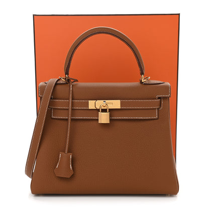 Hermes Togo Kelly Retourne 28 Gold 9 of 9