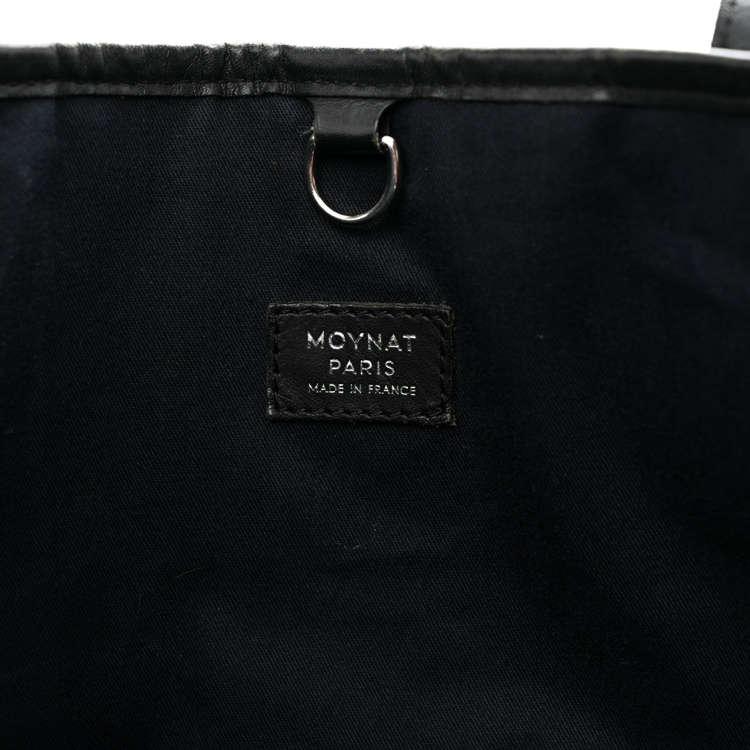 Moynat Calfskin Canvas 1920 M Monogram MM Tote  Black 6 of 15