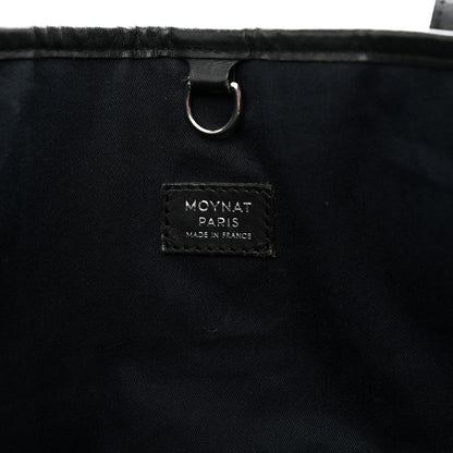 Moynat Calfskin Canvas 1920 M Monogram MM Tote  Black 6 of 15