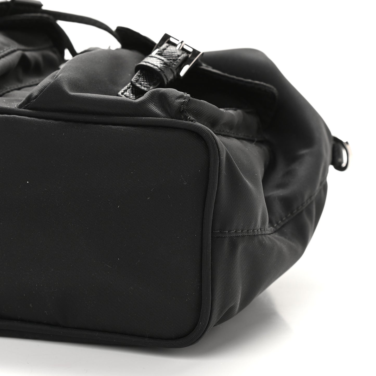 Nylon Vela Mini Crossbody Backpack Black