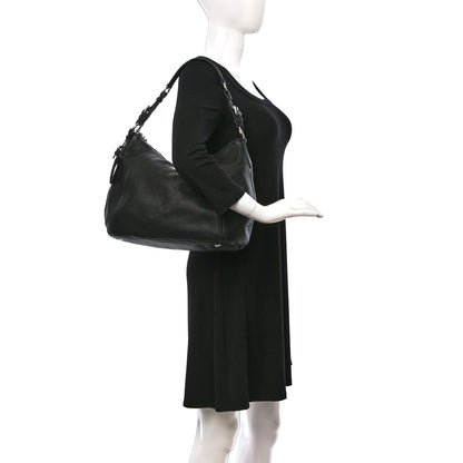 Prada Vitello Phenix Hobo Black 2 of 8