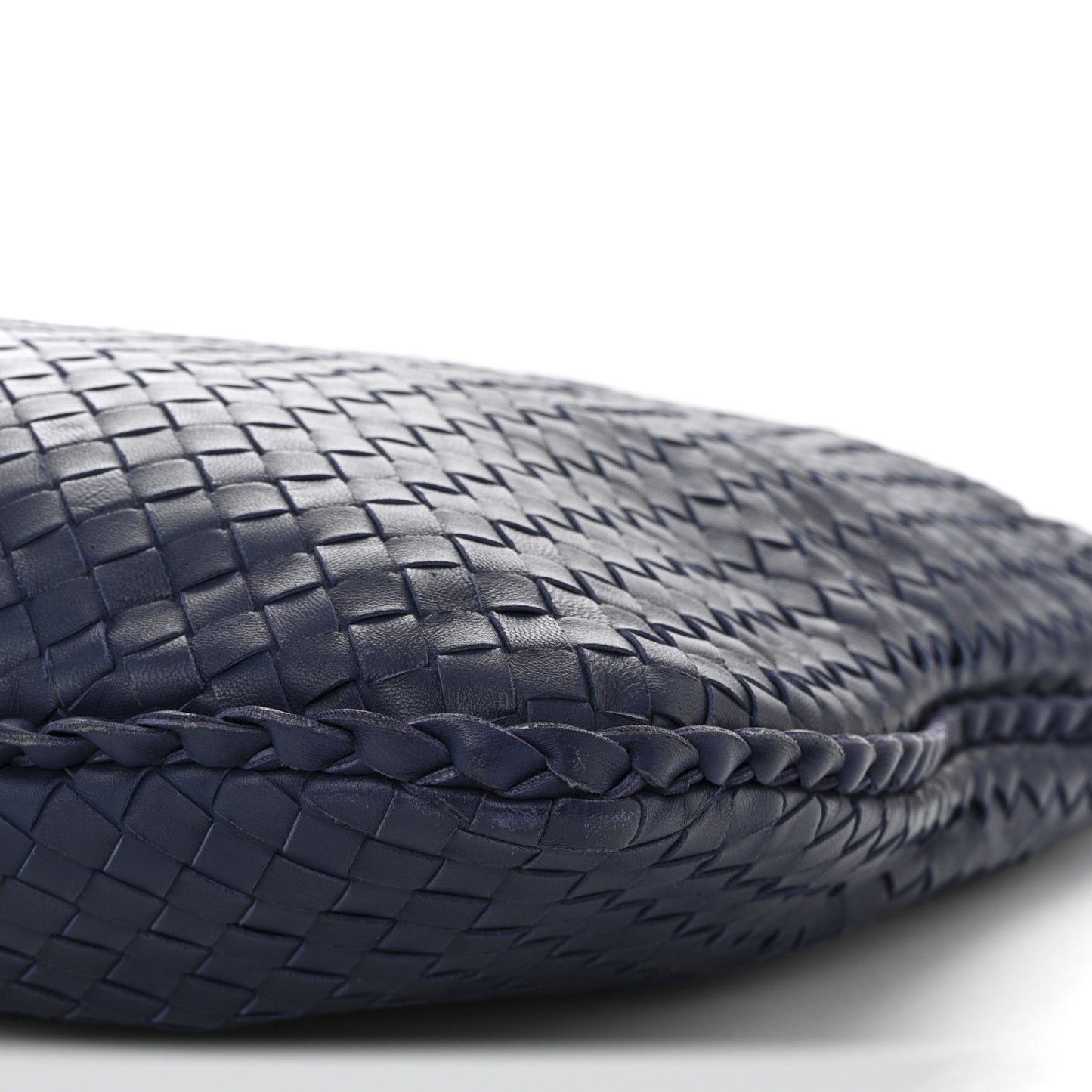 Nappa Intrecciato Maxi Veneta Hobo Sapphire