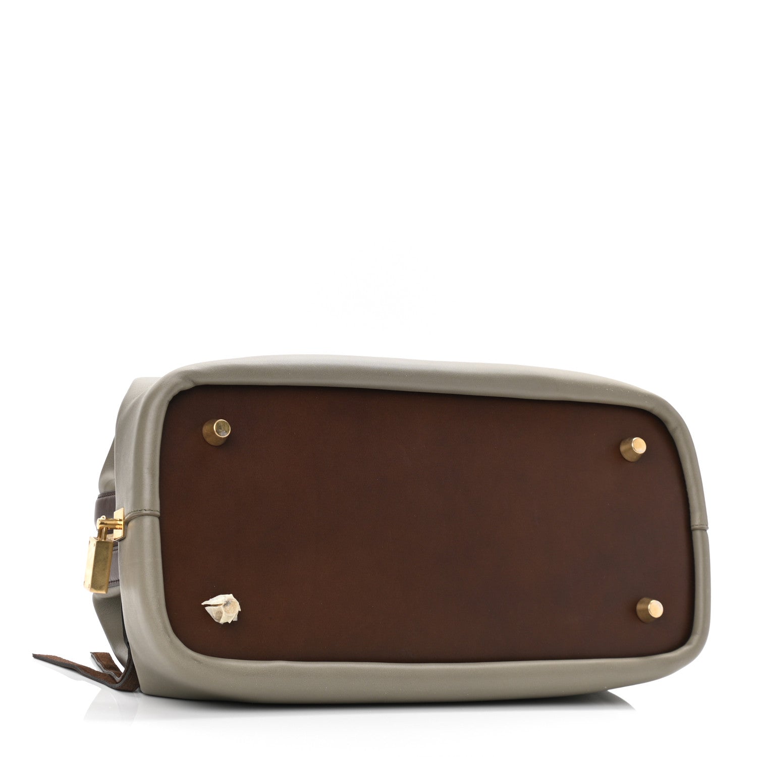 Celine Satin Calfskin Long Frame Doctor Bag Taupe 5 of 9