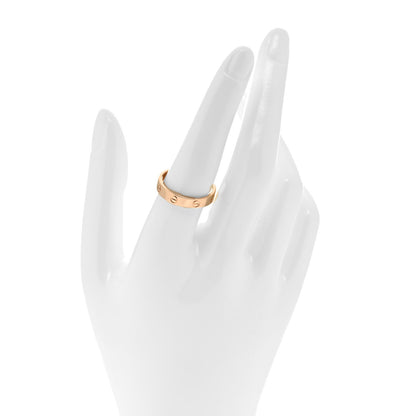 Cartier 18K Pink Gold 4mm LOVE Wedding Band Ring 58 8.25 2 of 4