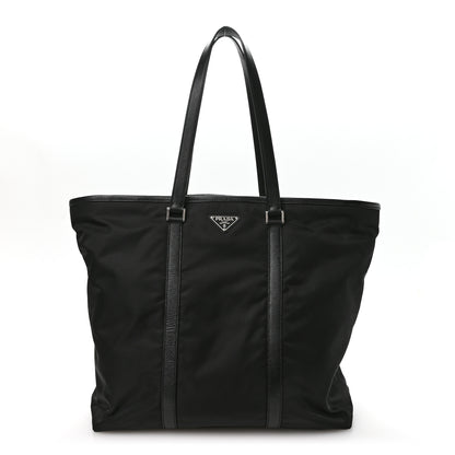Prada Tessuto Nylon Saffiano Tote Black 1 of 9