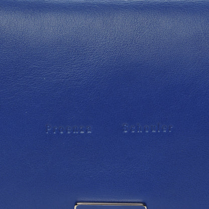Proenza Schouler Lambskin Small Lunch Bag Clutch Royal Blue Veruca Salt 8 of 8