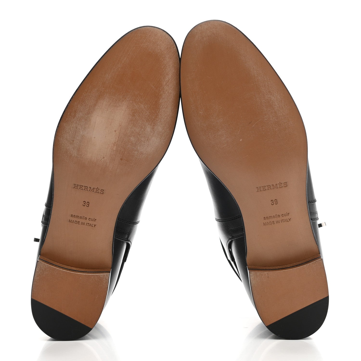 Hermes Calfskin Neo Low Boots 39 Black 5 of 10