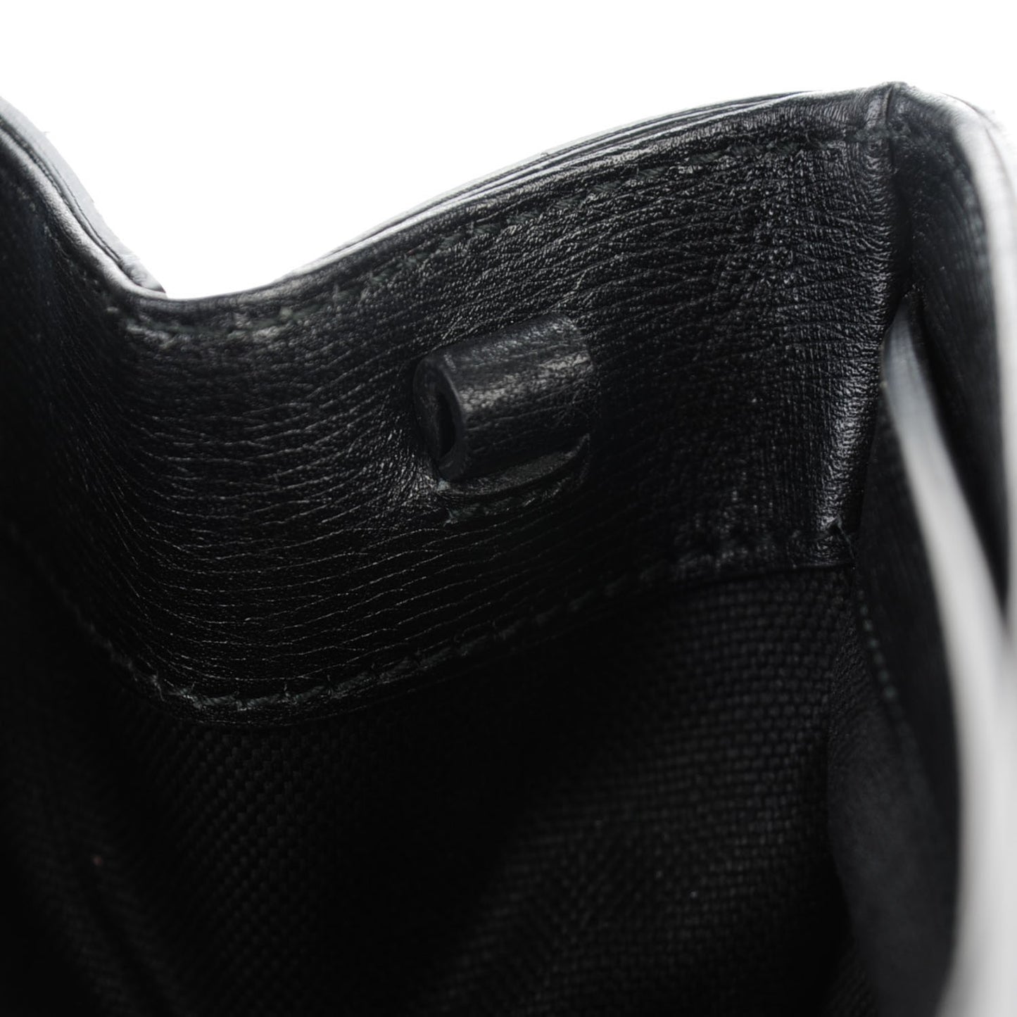 Textured Calfskin Large Bright Bit Tote Black