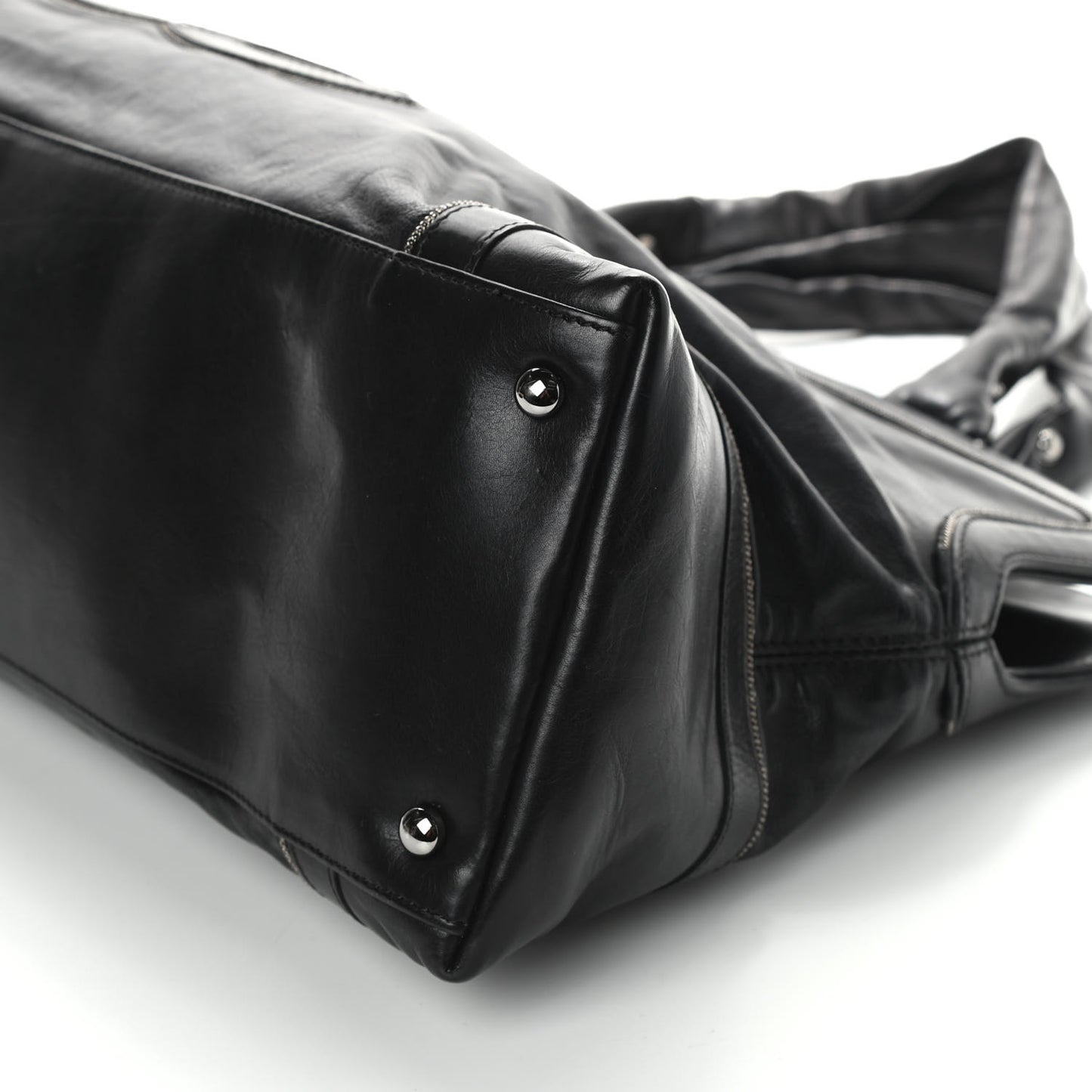 Lambskin East West Soho Shopper Black