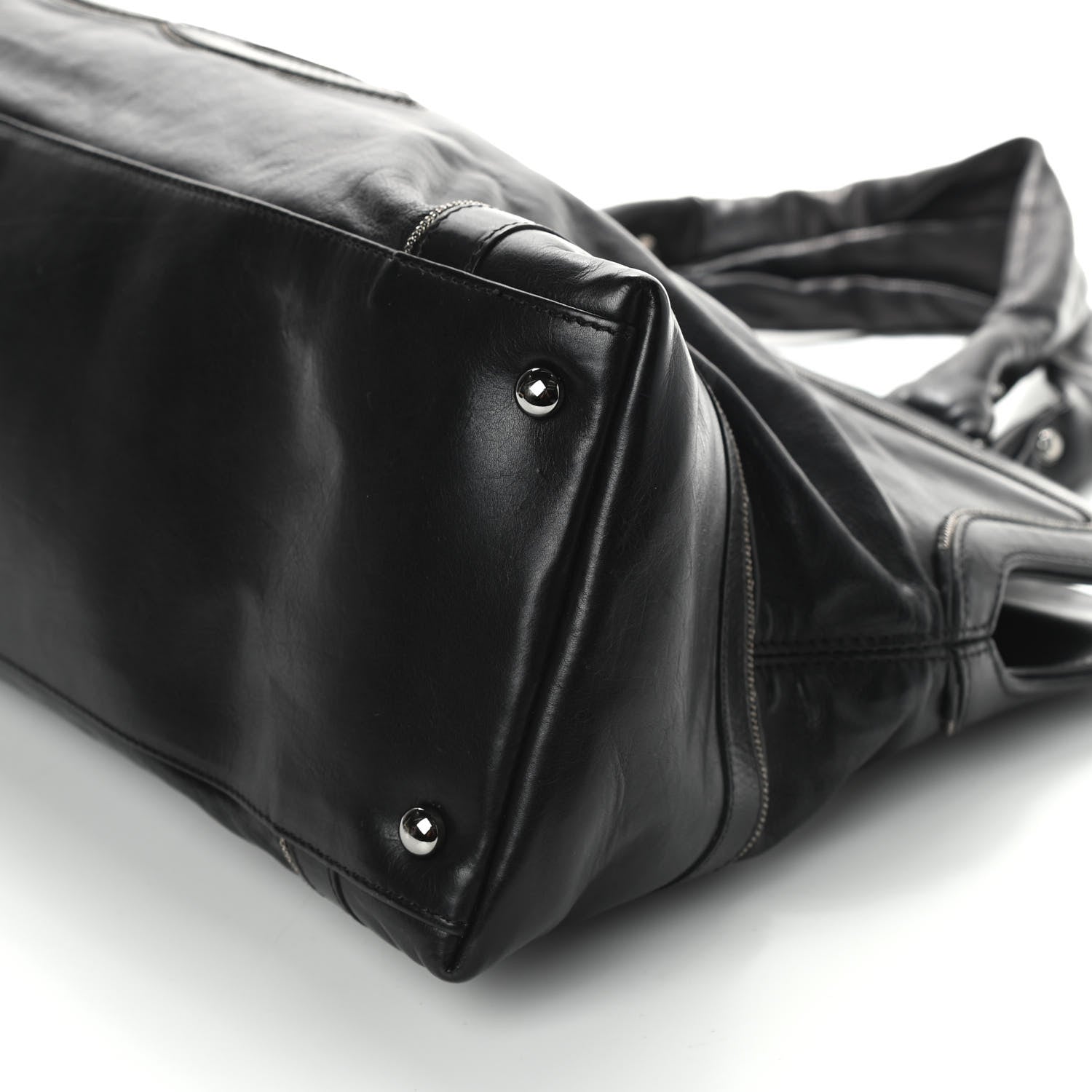 Chanel Lambskin East West Soho Shopper Black 9 of 9