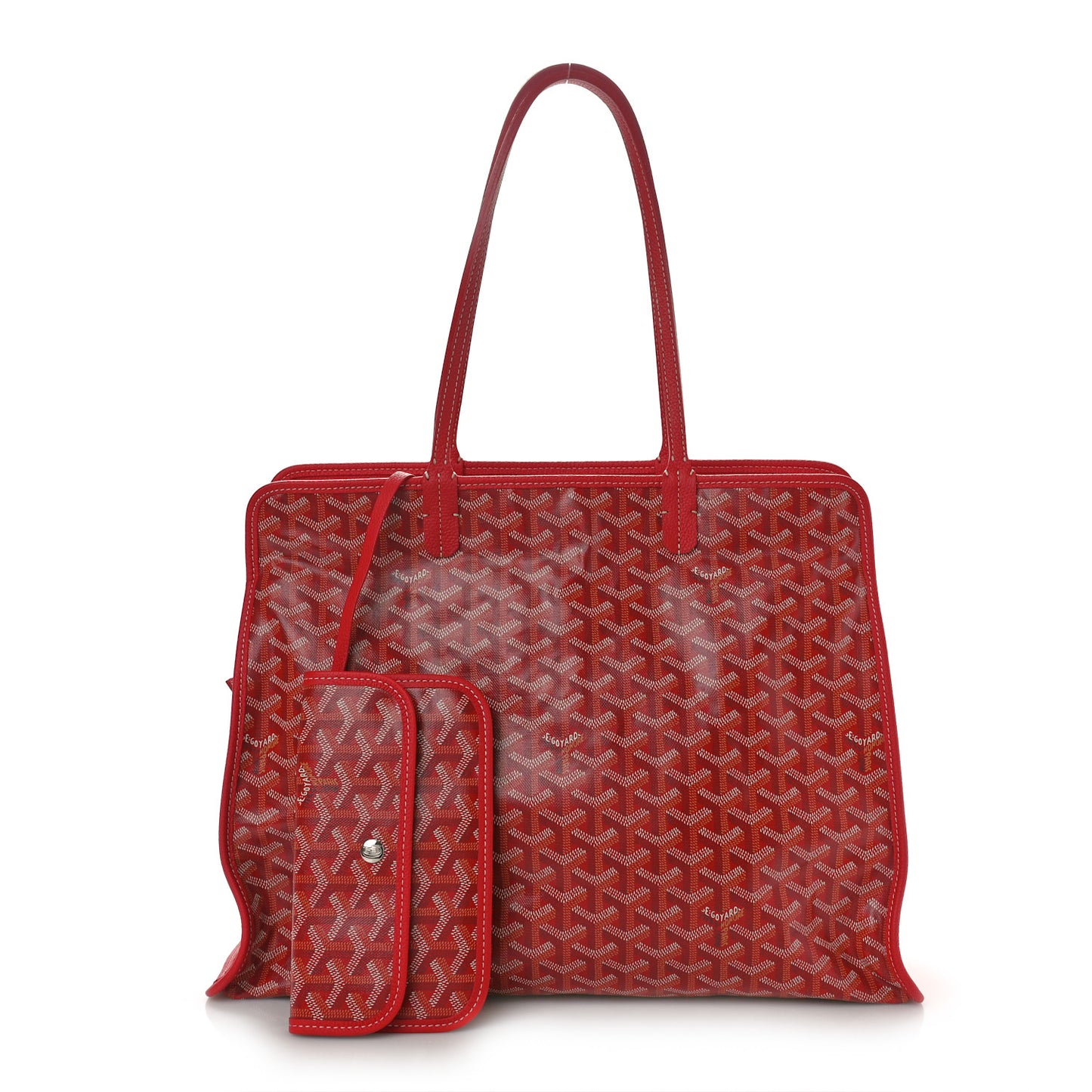 Goyardine Sac Hardy Pet Carrier PM Red