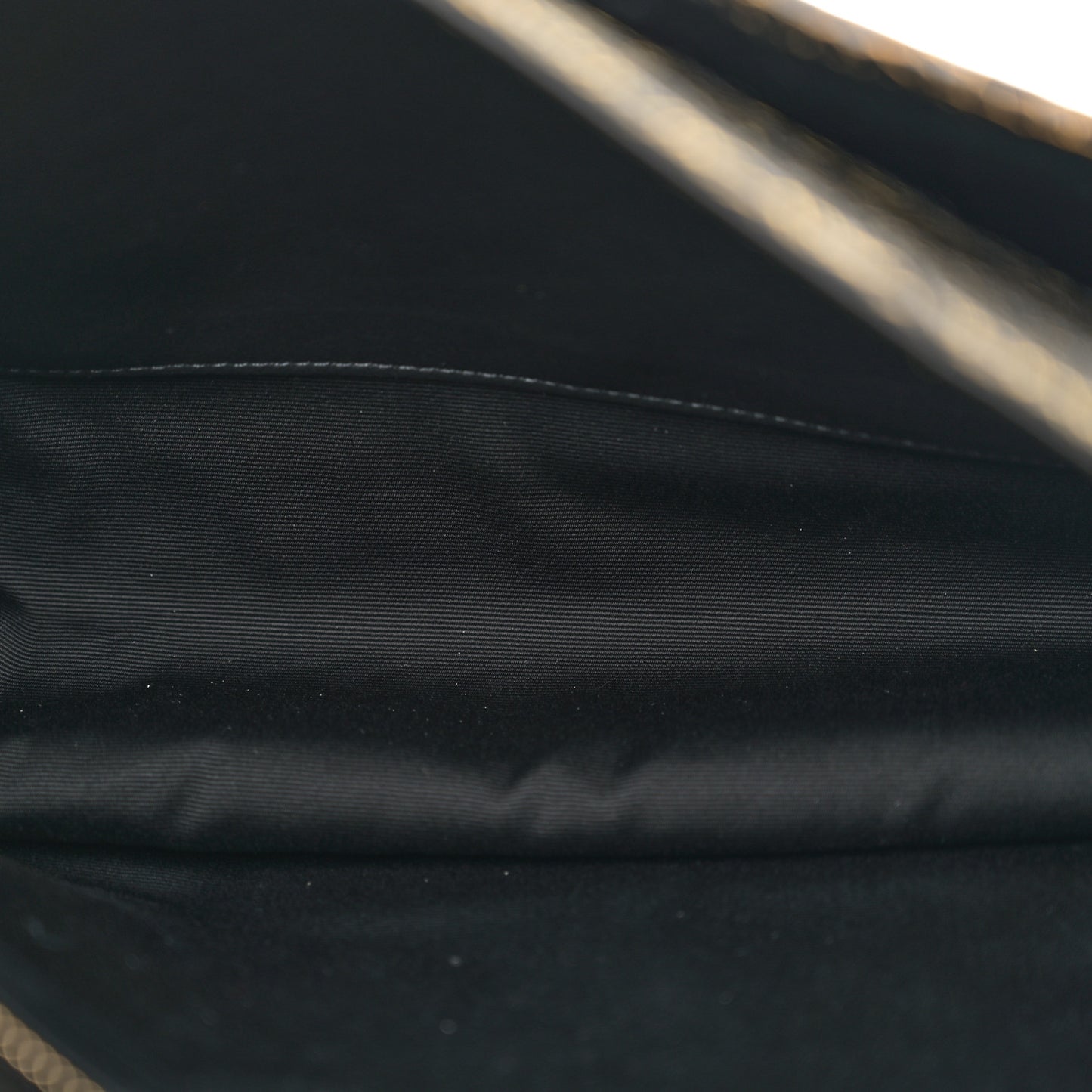 Crinkled Calfskin Matelasse Monogram Medium Niki Chain Satchel Black Ocra