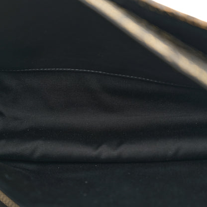 Saint Laurent Crinkled Calfskin Matelasse Monogram Medium Niki Chain Satchel Black Ocra 5 of 11