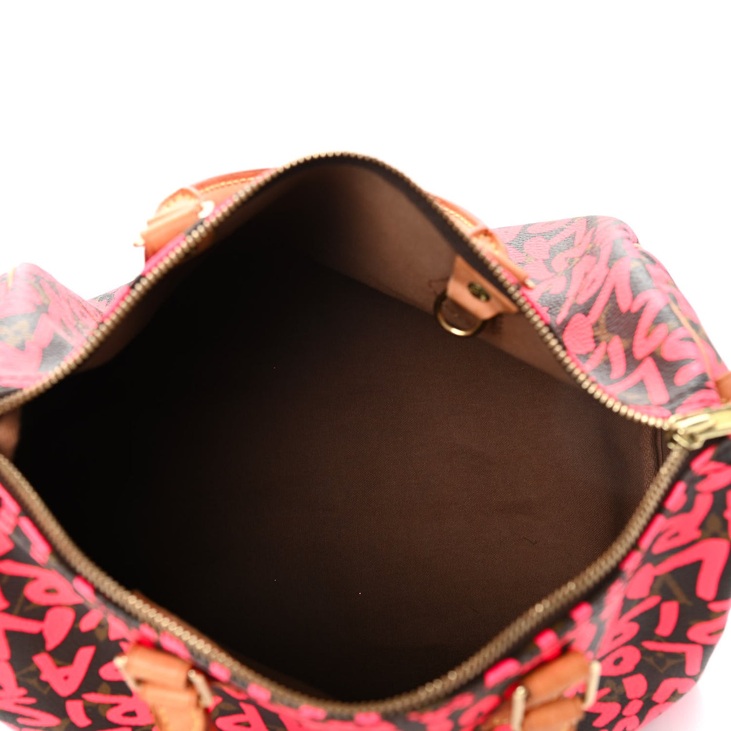 Monogram Graffiti Speedy 30 Fuchsia
