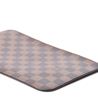 Louis Vuitton Damier Ebene Neverfull MM GM Pochette Rose Ballerine 8 of 9