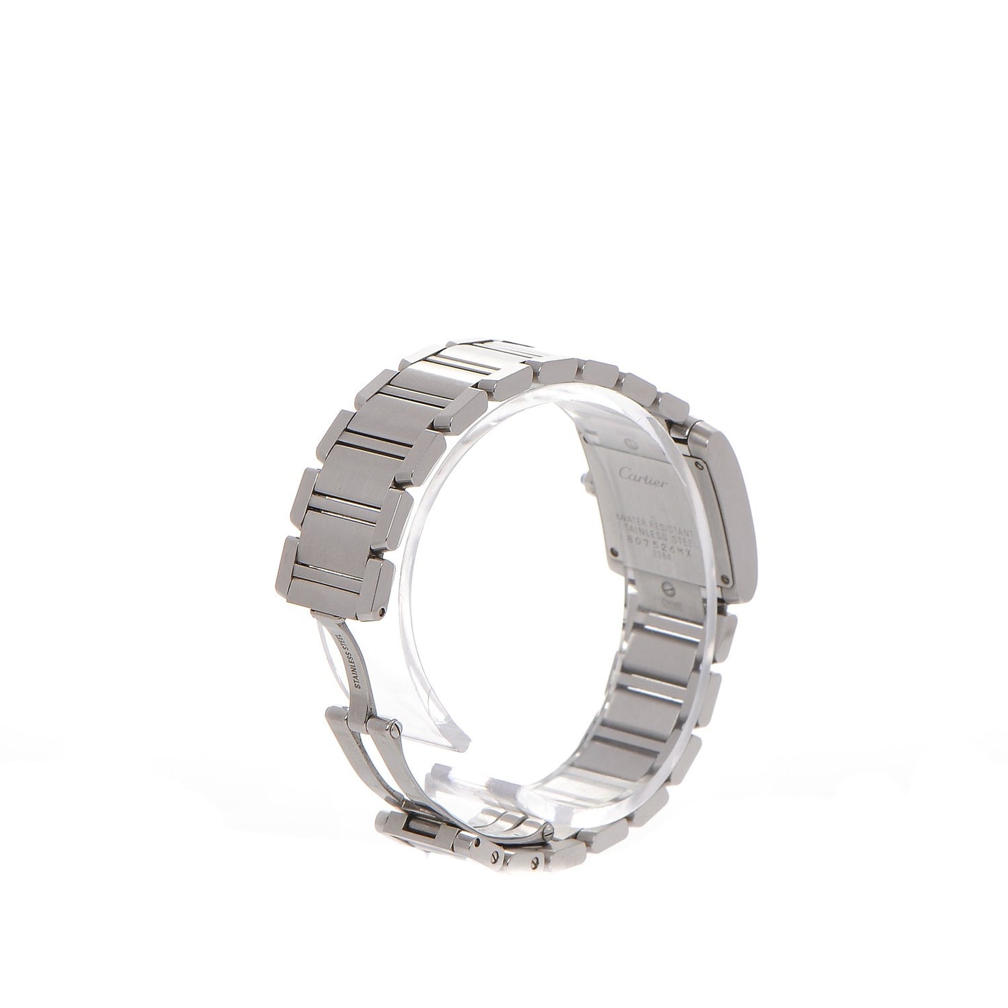 Stainless Steel 20mm Tank Francaise Quartz Watch