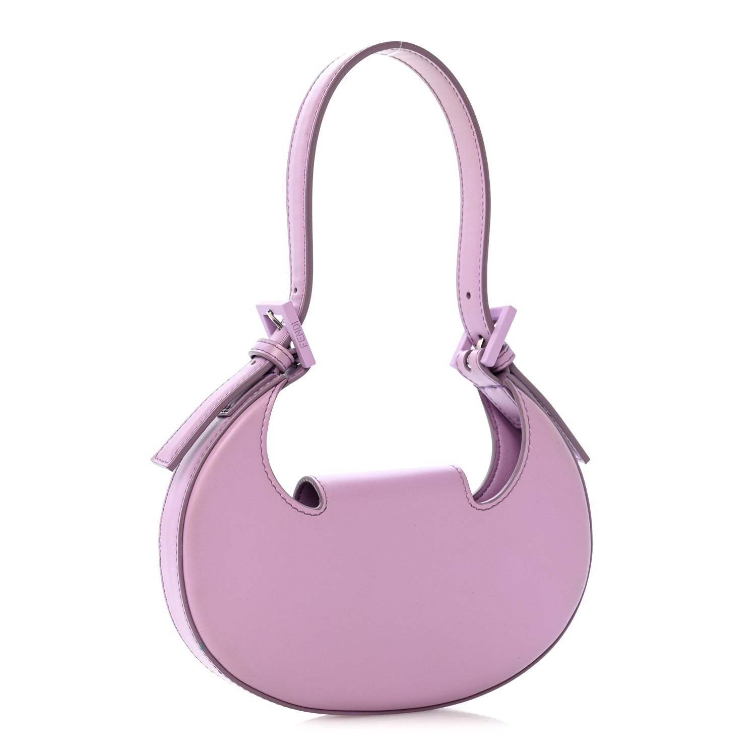Fendi Vitello King Mini Cookie Hobo Bag Purple 3 of 12