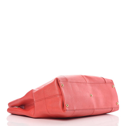Fendi Vitello Elite Chameleon Shopper Tote Fragola 4 of 16