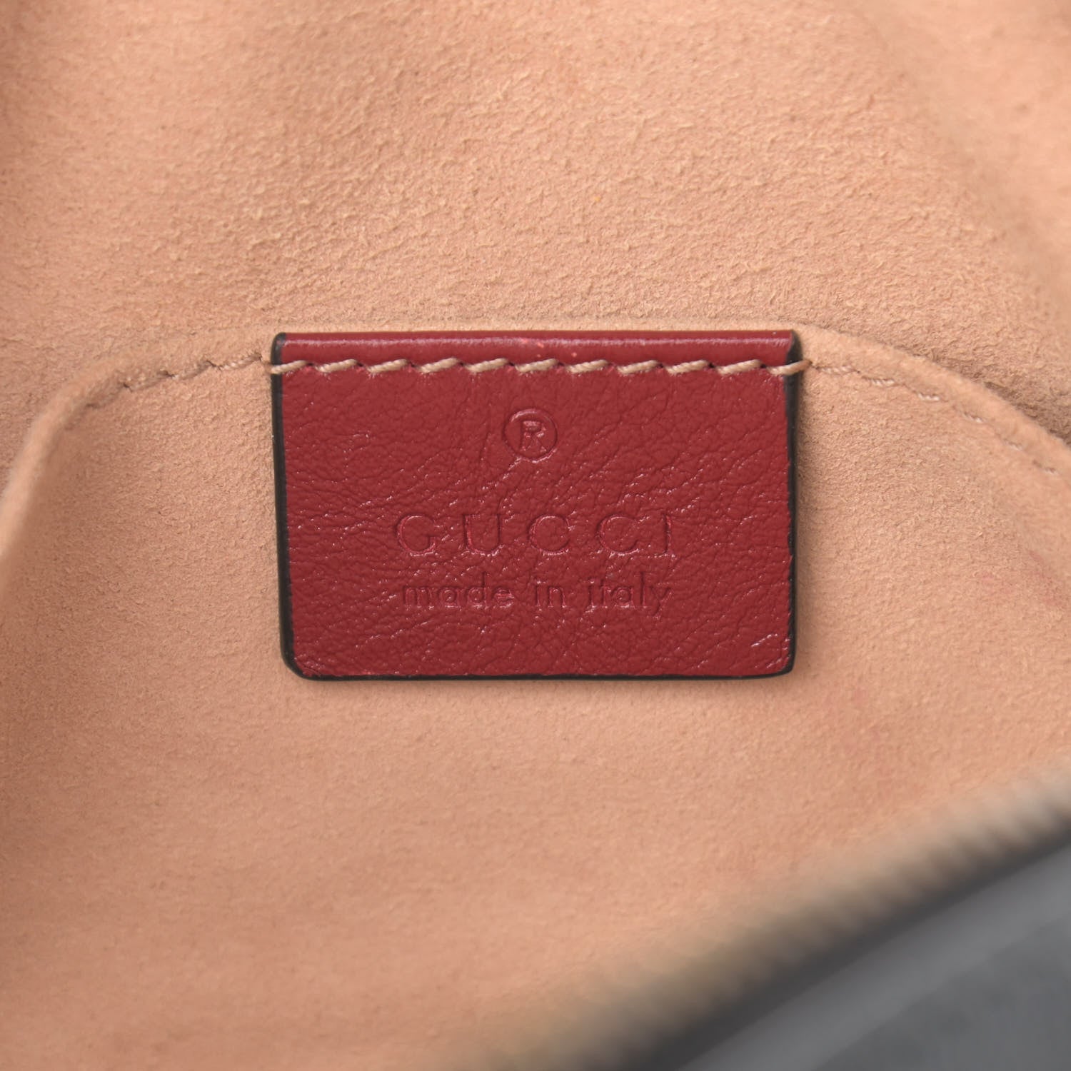 Gucci Azalea Calfskin Matelasse Diagonal Torchon GG Marmont Belt Bag 95 38 Black Romantic Cerise 6 of 17