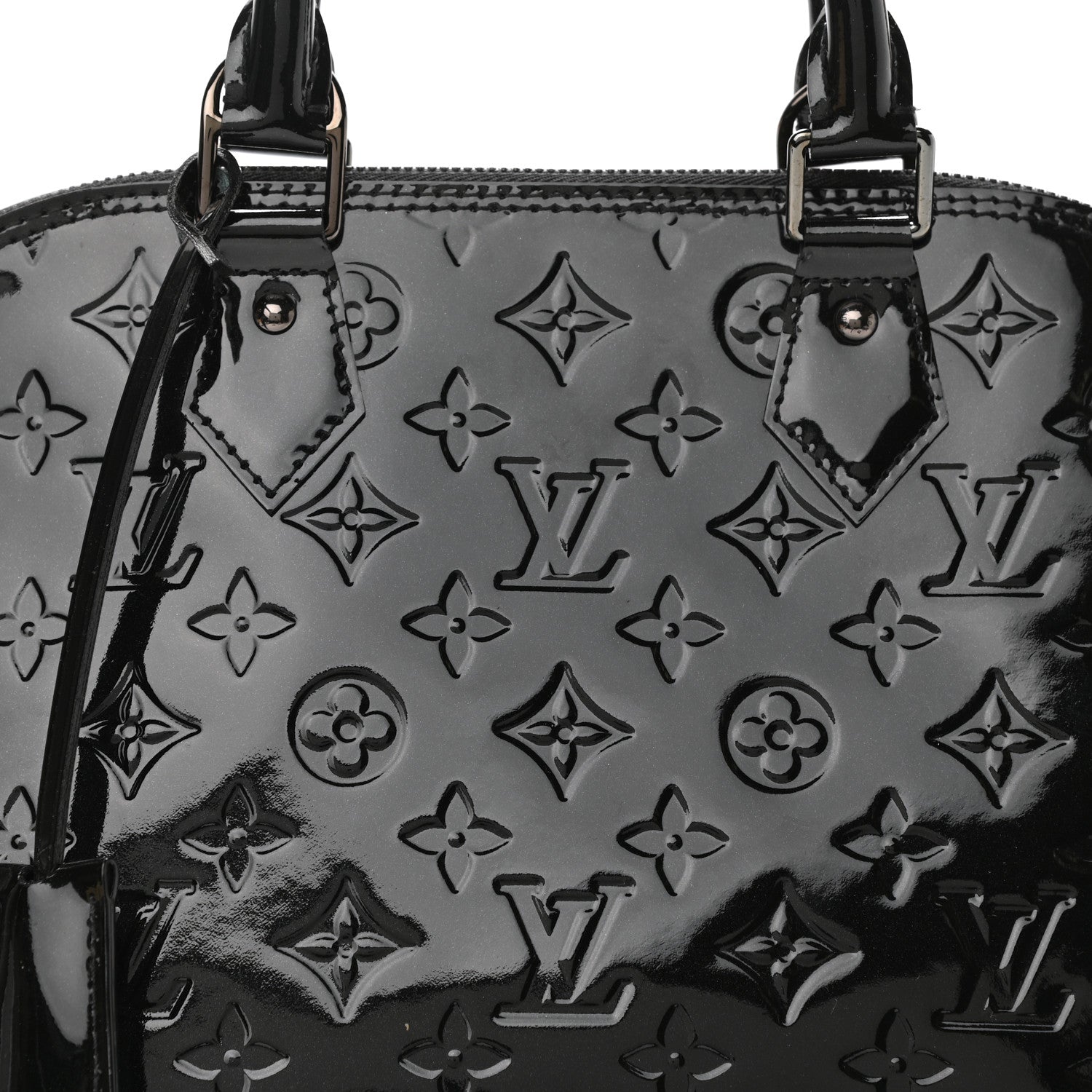 Louis Vuitton Vernis Alma PM Black 6 of 9