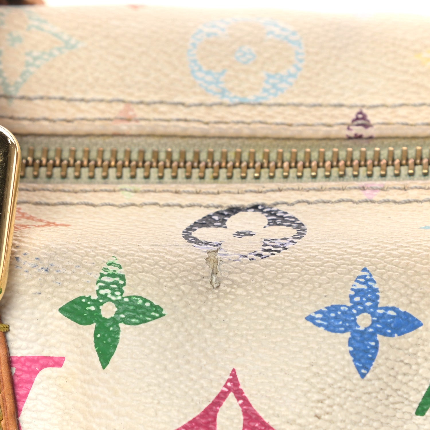 Louis Vuitton Monogram Multicolor Speedy 30 White 12 of 15