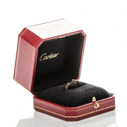 Cartier 18K Pink Gold 4mm LOVE Wedding Band Ring 54 7 5 of 5