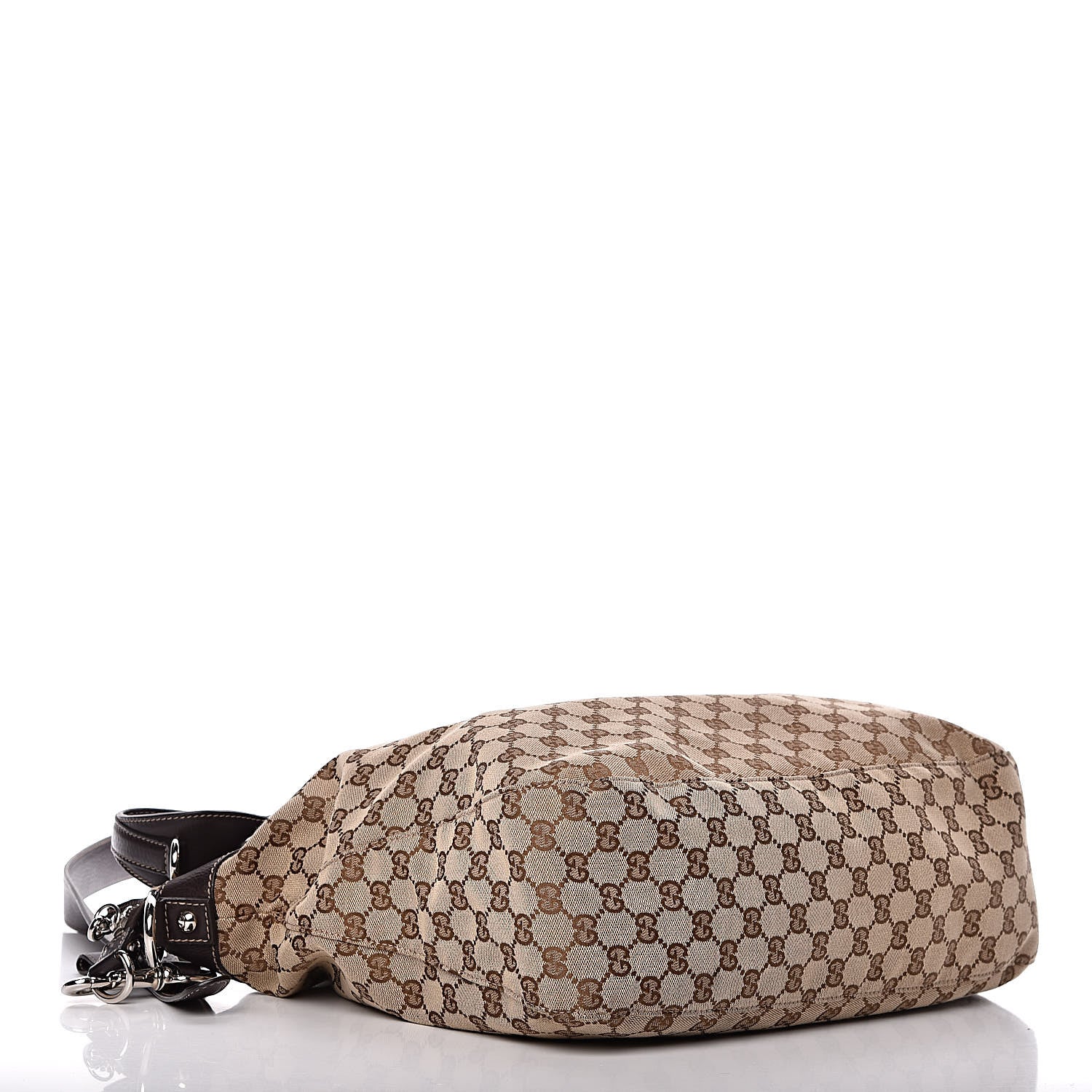 Gucci Monogram Large Icon Bit Top Handle Bag Brown 5 of 13