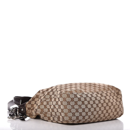 Gucci Monogram Large Icon Bit Top Handle Bag Brown 5 of 13