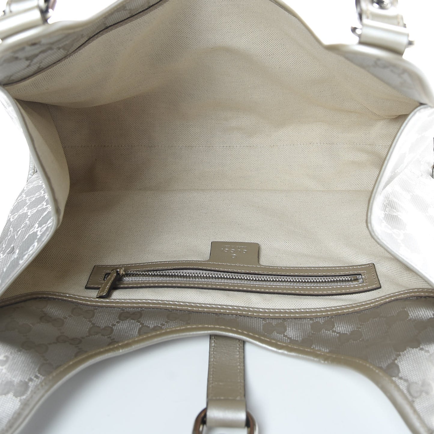 Imprime Monogram Medium Joy Shoulder Bag Silver