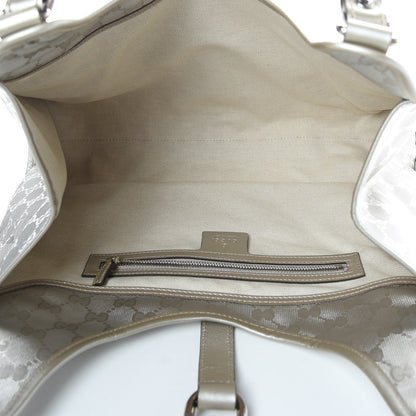 Gucci Imprime Monogram Medium Joy Shoulder Bag Silver 5 of 12